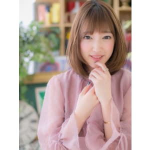大人かわいい◎透明感小顔セミディ