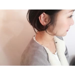 お客様スタイル♪ワンカールミニボブ