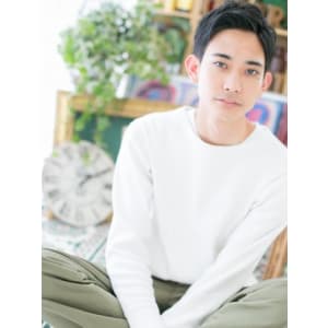 大人クールな七三ビジカジショート