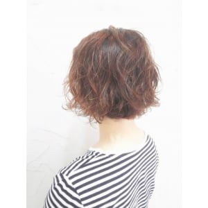 【Reir下北沢】*+カーリーボブ+シフォンモーヴ+*