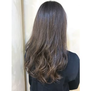 お客様ヘア ディープグレージュカラー