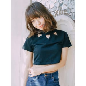 Aラインミディアムボブ