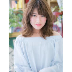外国人風♪ゆらぎカールセミディ - COVER HAIR bliss 川口東口駅前店【カバー ヘア ブリス】【カバー ヘア ブリス カワグチヒガシグチエキマエテン】掲載中