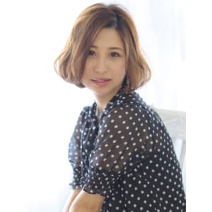 シナモンベージュ×バルーンボブ