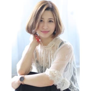 【似合わせカット】小顔×あごラインボブ