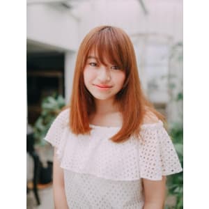 重ためナチュラルセミロング