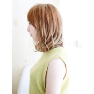 抜け感ゆるふわミックスカール
