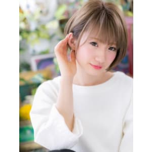外国人風★前下がりハイトーンショート