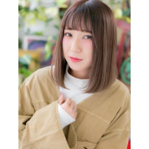 透明感☆前下がりツヤストレート