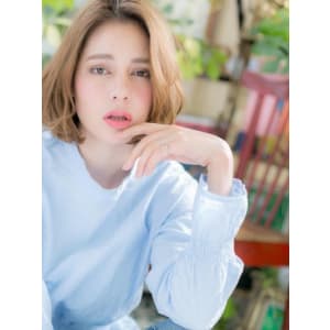 外国人風☆ナチュラルウェーブ大人ボブ