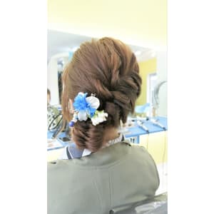 台湾のお客さま　ゆかた編み込みスタイル - RULeR Hair Dressing【ルーラーヘアドレッシング】掲載中