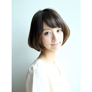 ふんわり柔らかなマロンボブ