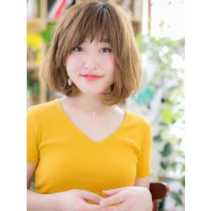 外国人風カラー★前下がりガーリーボブ