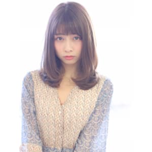 ナチュラルストレートミディアム - hair+resort valentine【ヘアリゾートバレンタイン】掲載中