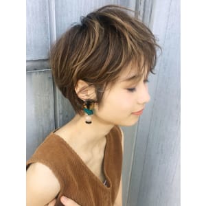ハイライト☆夏髪はショートにキマリ【y－３７３】