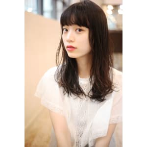 Aラインシルエットワンカールボセミロング♪