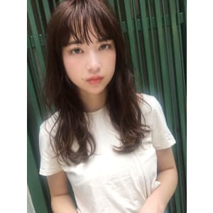 ほつれパーマ夏髪 ダークグレージュ【y－３７５】