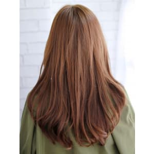 ナチュラルストレートカールスタイル