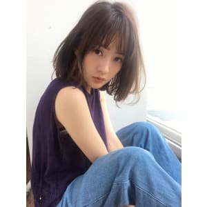 ワンカールパーマで簡単ボブ【y－３７７】