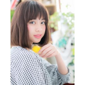 前下がりで小顔♪ナチュラルワンカール