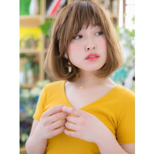 外国人風カラー★前下がりガーリーボブ