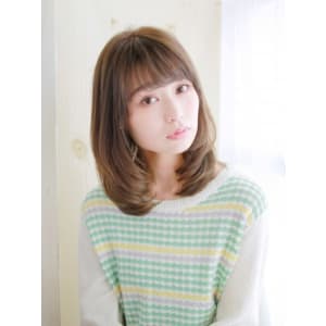 内巻きワンカールスタイル