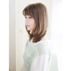 内巻きワンカールスタイル