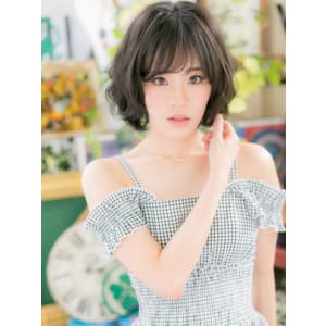 愛され女子の黒髪xくせ毛風モテカール - COVER HAIR bliss 戸田公園西口店【カバーヘアブリス トダコウエンニシグチテン】掲載中