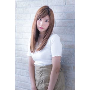 フェミニンストレート×ニュアンスカール