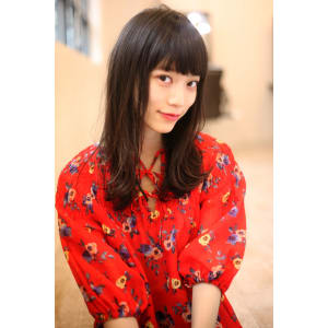 ゆるめカールの大人カジュアルセミロング♪