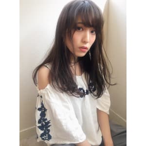 小顔ワンカールブルーアッシュ