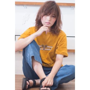 ひし形デジタルパーマフェミニンスタイル　AKI-349