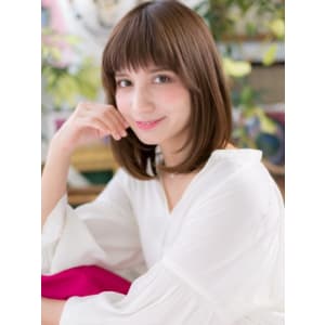 大人かわいい黒髪風ツヤロブ