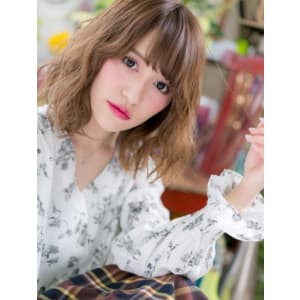 くせ毛風シフォンカールでふんわり感MAX