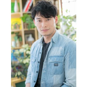 ニュアンスパーマのモテ髪ツーブロック