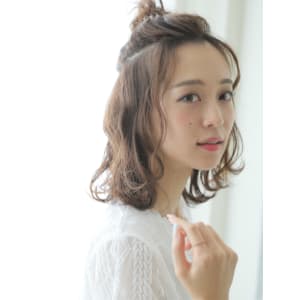 #シースルーバンク×#くびれミディ#外ハネボブ