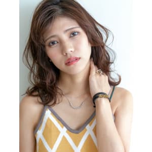 #プチウルフ#夏髪ほつれロング#ドライウェット