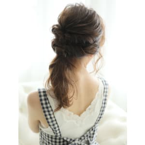 #ポニーテール#ヘアアレンジ#ツイストアレンジ