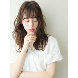#ハイ透明感#ブルージュ#ほつれロング#シースルーバンク