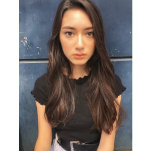 外国人風ラフウェーブ　シアーグレージュ