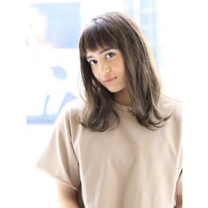 大人グレージュウェーブ