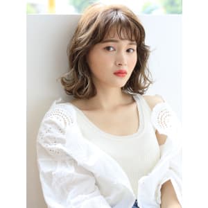 白ヴェールウェーブボブ