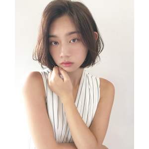 大人のラフ仕上げボブ【k120】