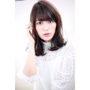 【重山祐亮】ゆるめカールの大人カジュアルセミロング♪