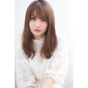 【添田】似合わせカットで小顔な前髪ニュアンスストレート