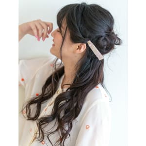 #三つ編み#フラワー#ヘアアレンジ