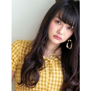 #つやつや#憧れロングスタイル#黒髪#ニュアンスウェーブ