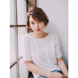 ツヤ感×ボブ