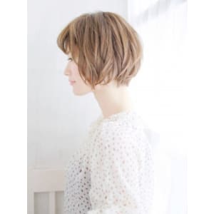 ゆるふわニュアンスカールのボブスタイル