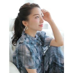 #大人女性#上品#エレガント#ポニーテール#ヘアアレンジ
